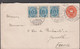 1898. DANMARK. 8 øre Envelope + 3 Stripe 4 øre In Total 20 øre Franking To Grenoble, ... (Michel 23B) - JF424999 - Brieven En Documenten