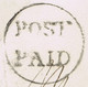 Ireland Louth Weight Rate 1832 Distinctive Circular POST/PAID Of Drogheda On Banking Wrapper To Dublin, Paid Five Rates - Prephilately