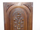 JOLIE ANCIENNE PORTE NOYER HENRI II DECOR AU PANIER DE FLEURS En EPAISSEUR Déco Collection Meuble Ancien - Altri & Non Classificati