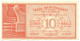 10 DRACME CASSA MEDITERRANEA DI CREDITO PER LA GRECIA 1941 FDS-/FDS - Sonstige & Ohne Zuordnung