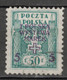 POLEN POLOGNE POLAND 1919 Mi 122 A USED - Used Stamps