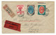 Einschreiben, Durch Eilboten, Express, Thorn-Mocker 1919 Nach Leipzig, Michel-Nr. 107-109 - Covers