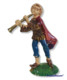 97338 Pastorello Presepe - Statuina In Plastica - Musicante - Christmas Cribs