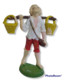 97336 Pastorello Presepe - Statuina In Plastica - Ragazzo Che Porta L'acqua - Christmas Cribs