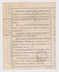 Bulgaria Bulgarian 1895 Postal Money Order Slip Receipt Clear SOFIA Pmk. (39532) - Briefe U. Dokumente