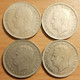 Espagne - 25 Pesetas 1975 Juan Carlos I - Lot De 4 Pièces - Années De Frappes 1977,1978,1979,1980. - 25 Peseta