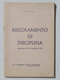 17024 Cs9 - FIGC - Regolamento Di Disciplina - Aggiornato Al 30-11-1981 - Other & Unclassified