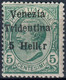 TERRE REDENTE 1918 TRENTINO ALTO ADIGE FRANC. TIPO MICHETTI SOPR. 'VENEZIA TRIDENTINA' H. 5 SU C. 5 - MLH * SASSONE 28 - Trentin