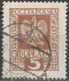 POLAND POLEN POLOGNE 1930 PORTOMARKEN TIMBRES DE SERVICES FRAIS DE PORT POSTAGE DUE REVENUE Mi 80 USED - Impuestos