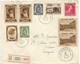 BELGIEN BELGIE BELGIQUE 1939, Reco-Brief Von LEUVEN Nach Dakar/SENEGAL U.a. Rotes Kreuz Frankiert - 1929-1941 Grande Montenez