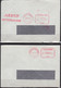 Delcampe - LUXEMBOURG Lot De 15  Enveloppes Avec Oblité  Mécaniques " EMA "  1980-81-83-84 Dudelange-Esch-Differdange-Luxembourg - Frankeermachines (EMA)