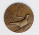 Ancienne Medaille Old Medal 1928 Bronze Brons Pigeon Duif CRA Colombophile Paloma A. Matthijssens - Altri & Non Classificati