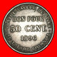 * FRANCE: REUNION ★ 50 CENTIMES 1896 MERCURY! RARE! LOW START ★ NO RESERVE! - Reunion