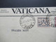 Vatikan 1929 / 32 Freimarken Nr.6 Und 7 MiF Umschlag Vaticana Citta Del Vaticano Nach Heidelberg Gesendet - Lettres & Documents