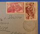 I 19 GUINEE BELLE LETTRE RARE FRANCHISE MILITAIRE 1933 PAR AVION CONAKRY POUR AIRE S AD. FRANCE + AFFRANCH. INTERESSANT - Covers & Documents