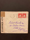 LETTRE TP 1 P X2 OBL.MEC.16 ? 1941 BAILE ATHA CLIATH + CENSURE - Lettres & Documents