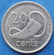 FIJI - 20 Cents 2009 "tabua On Braided Sennit Cord" KM# 121 - Edelweiss Coins - Fidschi