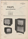 Brochure-leaflet Philips: Sevice Documentatie - Manual TV-televisie TX 1720A - TX 1422A - TX 1725A 1958 - Television