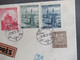 Böhmen Und Mähren 16.8.1939 Früher Beleg MiF Mit CSSR Marke Einschreiben Expres Ank. Stempel Halle Fernsprechamt - Covers & Documents