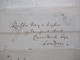 GB 18.12.1838 Vorphila Mit Stempel Ra2 Penny Post Nach London + Weitere Stempel Faltbrief Mit Inhalt - ...-1840 Prephilately