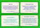 Telefonkarte Briefmarken Serie E01-E04 Ungebraucht - Blaue/rote Mauritius, Black Penny, Doppel Genf, - E-Series : D. Postreklame Edition