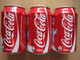 COCA COLA SOCHI 2014 OLYMPIC GAMES Set 3 Cans 330ml Empty Bottom Lithuania LV EE. - Cans