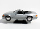MERCEDES BENZ 500SL - 1989 - SUR SOCLE - ECH:1/18  VOITURE RÉDUIT CABRIOLET GRIS      (0507.11) - Burago