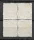 1860 MNG New Brunswick Mi 5 Block Of 4 Showing Imprint From Margin Of The Sheet - Nuevos