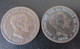 Delcampe - Espagne / Espana - 2 Monnaie 5 Centimos 1877, 1878 - TB+ / TTB - Sammlungen