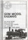 Catalogue GEM 1986 MODEL RAILWAYS OO N OO9 Gauge Metal Loko Kits - Romford - Inglese