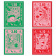 2022  NEW ZEALAND *** Year Of The Tiger  Presentation Pack Mint MS, FDC, Set Of 4 Stamps , Tigre, Tigerin (**) - Ongebruikt