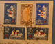 F1 ST PIERRE ET MIQUELON BELLE LETTRE RECO 1931 PREMIER VOL POUR L ALGERIE ++++TIMBRES SURCHARGES + AFFRANCH PLAISANT - Brieven En Documenten