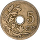 Monnaie, Belgique, 5 Centimes, 1904, TB, Cupro-nickel, KM:55 - 5 Centimes