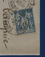 AH7 FRANCE BELLE LETTRE 1897 PERFORé CA +15C SAGE+CHARLEVILLE POUR OLORON + PERFIN + AFFRANCH. PLAISANT - Sonstige & Ohne Zuordnung