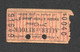 ANCIEN TICKET DE METRO PARIS  ALLER ET RETOUR 2EME CLASSE   C3343 - Europe