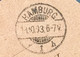 ROMANIA 1893 STATIONARY+ KING CAROL STAMP LASI TO HAMBURG GERMANY - Briefe U. Dokumente