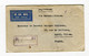 !!! INDE ANGLAISE, LETTRE RECOMMANDEE PAR AVION DE NAGGAR DE 1932 POUR PARIS, VIA KARACHI - 1911-35 King George V