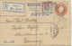 GB 1911, Superb GV 3 D Postal Stationery Registered Envelope Uprated With EVII 1 ½ D Somerset Printing Also R-Label - Storia Postale