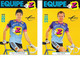 Fiches Cyclisme - Equipe Cycliste Professionnelle Z Peugeot 1988 (Groupe Zannier, St Chamond) 19 Coureurs - Cycling