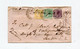 !!! INDE ANGLAISE, LETTRE DE SHAJEHANPORE DE 1865 POUR LONDRES, AFFRANCH TRICOLORE. ARCHIVE CLARKE - 1858-79 Crown Colony