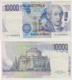 ITALIE Lot 4 Billets : 10 000 X 2 :1984, 5000 X 1: 1985, 1000 X1 :1982 - 10.000 Lire