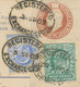 GB „REGISTERED / EXCHANGE-L‘POOL“ (smaller Type) Registered Oval Postmark On Superb EVII 3d Registered Postal Stationery - Lettres & Documents