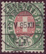 Heimat GL ENNENDA 1885-05-11 Telegraphen-Stempel Auf Zu#17 Telegrapfen-Marke 1 Fr. - Telegraph