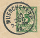 BAYERN ORTSSTEMPEL MUENCHEN 1.B.P. K1 (MÜNCHEN) 1900 5 Pf Rauten GA, JAHR MIT PUNKT: 00., ABART: Sockellinie Mehrfach - Postal  Stationery