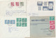 8 Documents Avec Timbres Rouleaux - 2 Scans - Coil Stamps