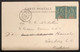 Océanie Carte De TAHITI 1903 N°4 5c En Paire Oblitérée Du Dateur De Papeete Pour Londres TTB - Covers & Documents