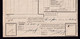 DDAA 764 --  Cachets De Gare De FORTUNE - Lettre De Voiture Griffe Linéaire LENDELEDE 1919 En Violet - Other & Unclassified