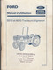 -Tracteur FORD 5010 Et 6010 Vigneron- Manuel D'utilisation Et D'entretien- - Trattori