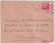 1935 - BANDE PUB "PETROLE HAHN" Sur PAIX Sur ENVELOPPE De TOURNUS (SAONE ET LOIRE) Avec OBLITERATION DAGUIN ! - Lettres & Documents