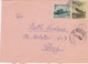 TRACTOR, DEER, STAG, STAMPS ON COVER, 1954, ROMANIA - Cartas & Documentos